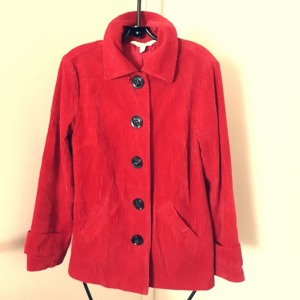 Relativity Distressed Corduroy Jacket